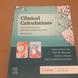 Clinical calculations ninth edition w/ access code